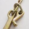 Buy cheap Black 2t Working Loadlimit Yellow Galvanized Transport Chain Towing Chains Hooks from wholesalers
