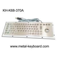 Buy cheap Mounted 67 Keys Industrial Computer Keyboard , Dust Proof Keyboard In Metal product