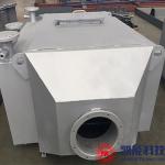 Finned Tube Generator Set Waste Heat Boiler / Exhaust Gas Hot Water Boiler 500