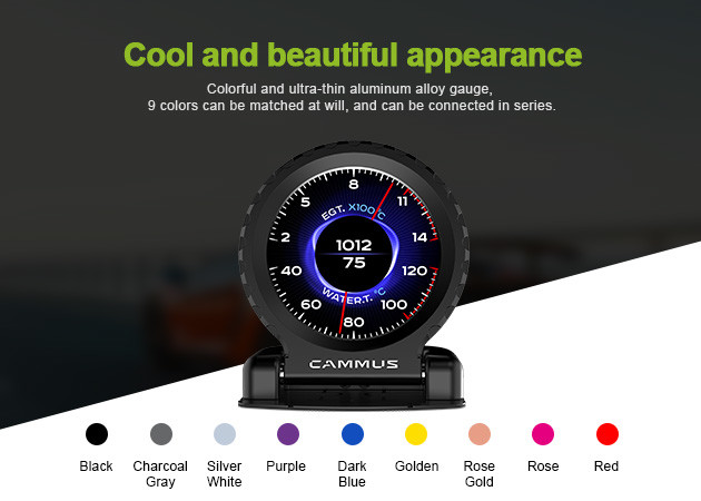 Grey Blue Autometer Air Pressure Car Gauge Meter Fault Code Clear