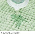 Pile 3cm Chenille Bath Mat Anti Bacteria Shaggy Long Pile Carpet