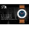 Buy cheap pu leather band cute double color dial fashion ladies watch with calendar from wholesalers