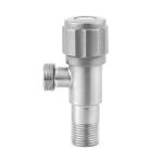 Multi Turn Bathroom Sink Angle Stop Valve Stainless Steel