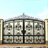 Buy cheap Black Mat Ornamental Fences And Gates / Decorative Metal Garden Gates from wholesalers