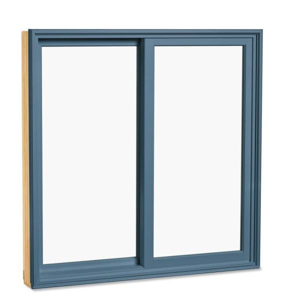 Buy cheap Wood Grain Aluminum Sliding Window Double Glazed Wind Resistance from wholesalers
