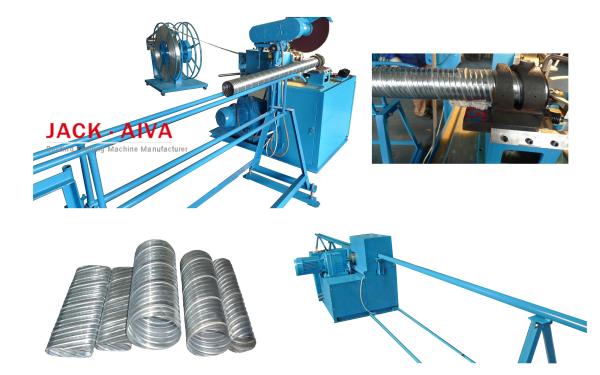 Buy cheap Double Lock Post Tensioning Duct Machine Corrugated Tube Machine from wholesalers
