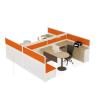 Buy cheap Cheap Orange Office Workstation Price Modular 2 4 6 People Office Workstations Desk from wholesalers