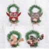 Buy cheap owl bird design Door Christmas Wreath Decoration for Windows and Kid's Room Decoration from wholesalers