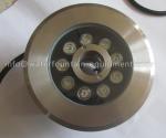 Stainless Steel Underwater Fountain Lights High Power 12 Watt Nickel - Coated