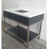 Buy cheap 304# polished finish stainless steel metal hotel bathroom vanity cabinet /bathroom cabinet from wholesalers
