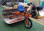 single planting arms paddy rice transplanter 6 rows, row space 120mm-170mm