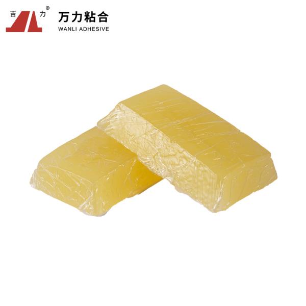Buy cheap Thermoplastic Rubber Hot Melt Packaging Adhesives , Yellow Carton Sealing Adhesive TPR-2020JD from wholesalers