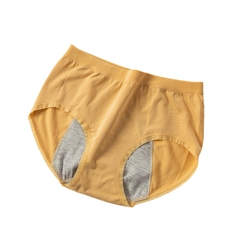 High Cut Women Cotton Panties Plain Dyed Multi Color Seamless