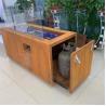 Buy cheap Rectangle Hidden LP Tank Corten Steel Gas Fire Pit Table For Backyard from wholesalers