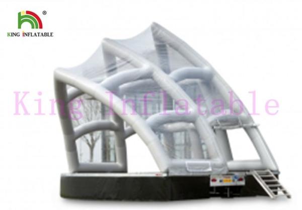Buy cheap White PVC Inflatable Event Tent With Sydney Opera House Shape And Transparent Roof from wholesalers