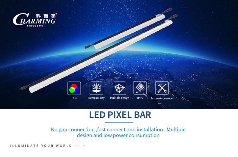 Waterproof Outdoor Pixel Independent Control LED Tube Light For Rental DMX Signal