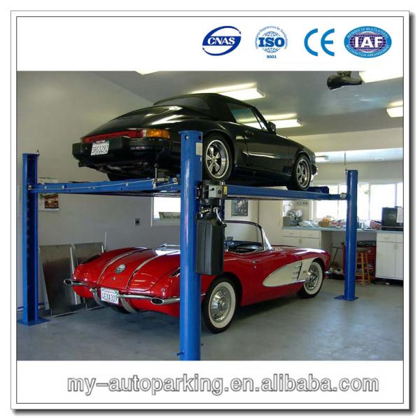 Buy cheap Double Four Post Lift 2 Level Parking Lift Car Lifter Price from wholesalers