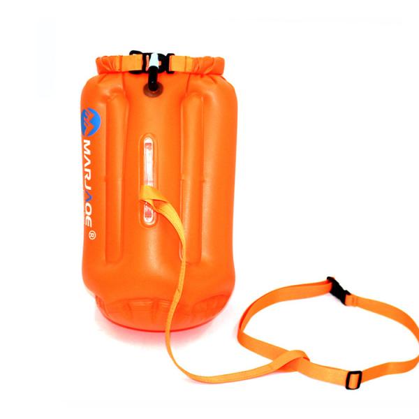 Buy cheap Orange Storage Swim Bubble Triathletes Open Water Safety Buoy from wholesalers