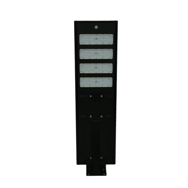8500LM Solar Garden Street Lamps , High Power Solar Street Light 80W Black