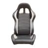 Buy cheap Sparco Style Leather Racing Sport Auto Car Seats / Black And White Racing Seats from wholesalers