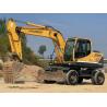 Buy cheap Hyundai R150W-9 Used Wheel Excavator 2015 High Precision For Building from wholesalers
