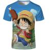 Buy cheap Cartoon Printed 3D Sublimation Shirt Fashionable Men'S Anime T-Shirt from wholesalers