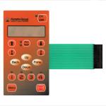Customized graphics overlay Membrane switch keyboard