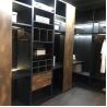 Buy cheap Modern Open Door Solid Wood Leather Walk In Wardrobe Closets Modular Bedroom from wholesalers