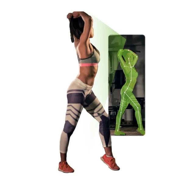 Buy cheap Floor Standing Interactive Fitness Mirror For Gym Workout Multifunctional from wholesalers