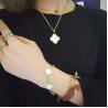 Buy cheap brand jewelry 18k gold necklace from wholesalers