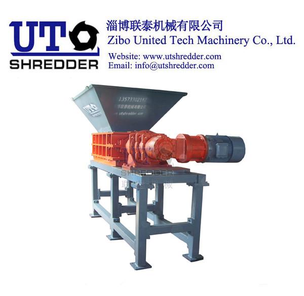Buy cheap Double Shaft Shredder double shear crusher - high capactiy in tire, plstic, wood, metal, e-waste, bottle, shredding from wholesalers