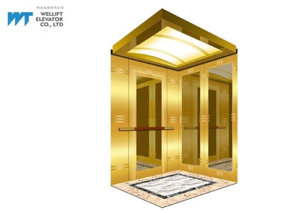Luxurious Elevator Cabin Decoration Thickness 1.5MM For Hotel / Commercial