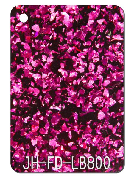 Buy cheap 4ftx8ft Rose Red Black Chunky Glitter Acrylic Sheet Kitchen Cabinet Door Decor from wholesalers