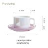 Buy cheap Stylish Ceramic Tea Cup And Saucer Set In Custom Solid Colors For Business Gifts from wholesalers