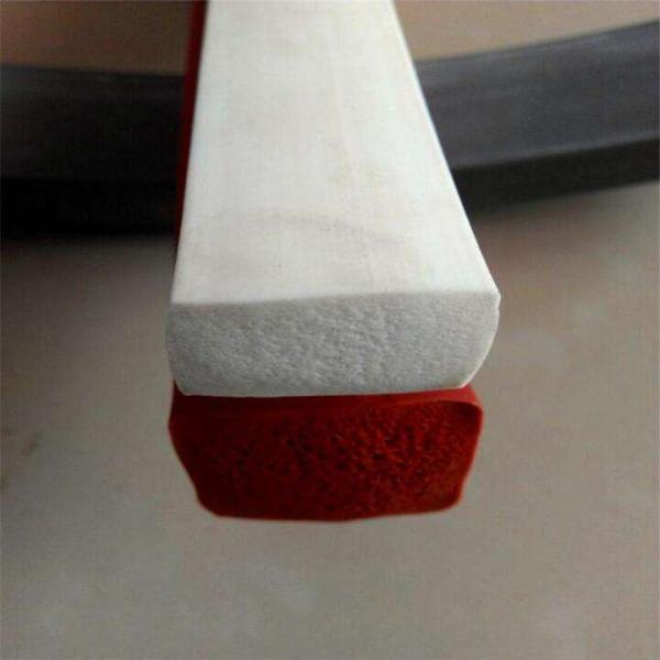 Buy cheap Soft Colored Silicone Foam Strip No Poison For High Temperature Sealing from wholesalers