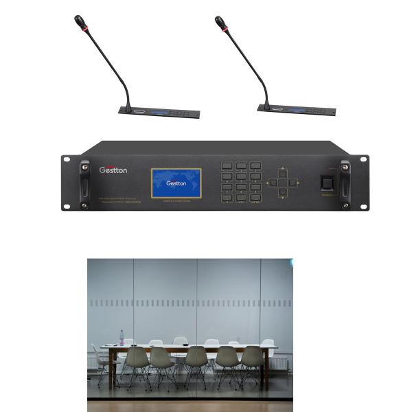 Buy cheap Meeting Room 260 Units Multi Microphone Conference System 4 Channels Input from wholesalers