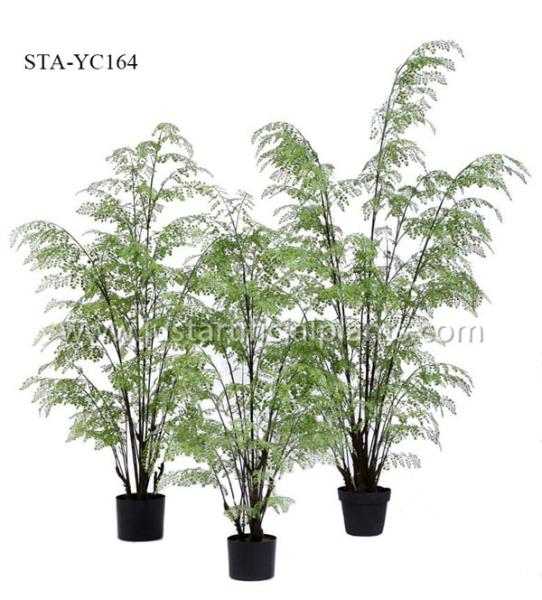 Buy cheap Green Foliages Artificial Hanging Ferns Fire Retardant 180CM 130CM 100CM from wholesalers