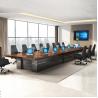 Buy cheap 8 Seater Office Meeting Room Table Dark Grey OEM For Business Premises from wholesalers