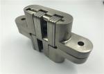 Anti Smoke Heavy Duty Hidden Hinges / Silver Rustproof Hidden Door Hinges