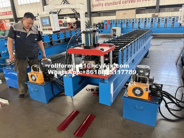 Buy cheap Hydraulic Cutting 50Hz Wall Panel Roll Forming Machine Chain Driven from wholesalers