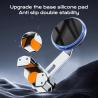 Buy cheap Iphone Wireless Charger Crystal Ambient Light Design Magnetic Stable Car Charging Fast One Hand Operation from wholesalers