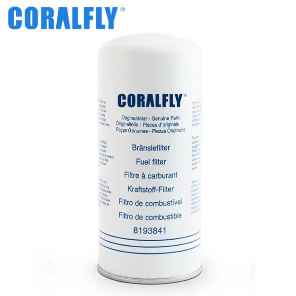 Buy cheap Gasket OD 72mm 8193841 CORALFLY Oil Filter 5 Micron from wholesalers