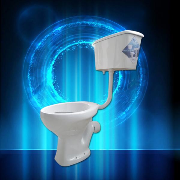 Buy cheap Washdown Two Piece Toilets Bowl Hanging Wc Public Floor 180mm Pit from wholesalers