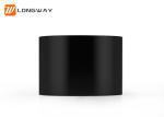 Black PP Plastic Cosmetic Bottle Cap With Inside Plug Wear Resistance