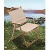 Buy cheap 55cm Camping Outdoor Chairs Leisure Kermit Aluminum Folding Beach With Backpack from wholesalers