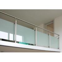 Buy cheap Opaque White Railing Glass Easy Cleaning Nano Coating High Purity product