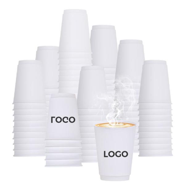 Buy cheap 7oz/8oz/9oz/10oz/12oz/14oz/16oz Custom Disposable Coffee White Drink Paper Cup Single Wall Paper Coffee Cup from wholesalers