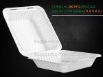 disposable takeout box for lunch, carry out container, meal prep food container