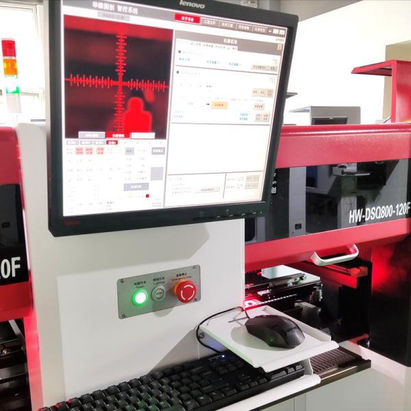 Buy cheap Table Top SMT Pick And Place Machine 330mmX470mm HW-DSQ800-120F 20mm Height from wholesalers
