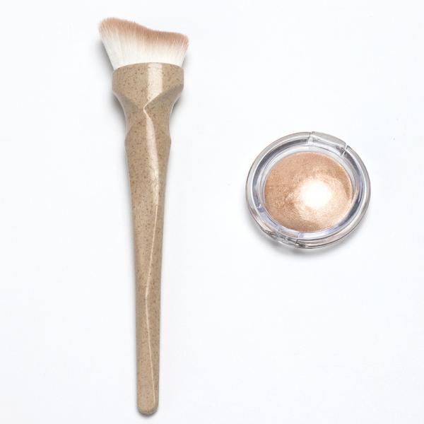 Buy cheap Degradable Handle ECO Friendly Makeup Brush Without Ferrule For Powder from wholesalers